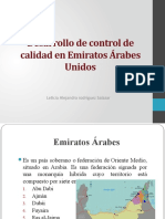 Desarrollo de Control de Calidad en Los Emiratos Árabes