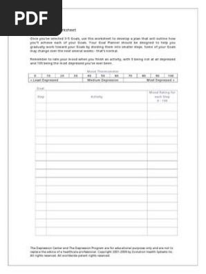 Goal Planner Worksheet