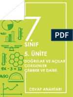 Matematik 5. Ünite Cevaplar