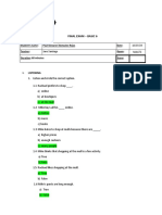 Final Exam Basic 6