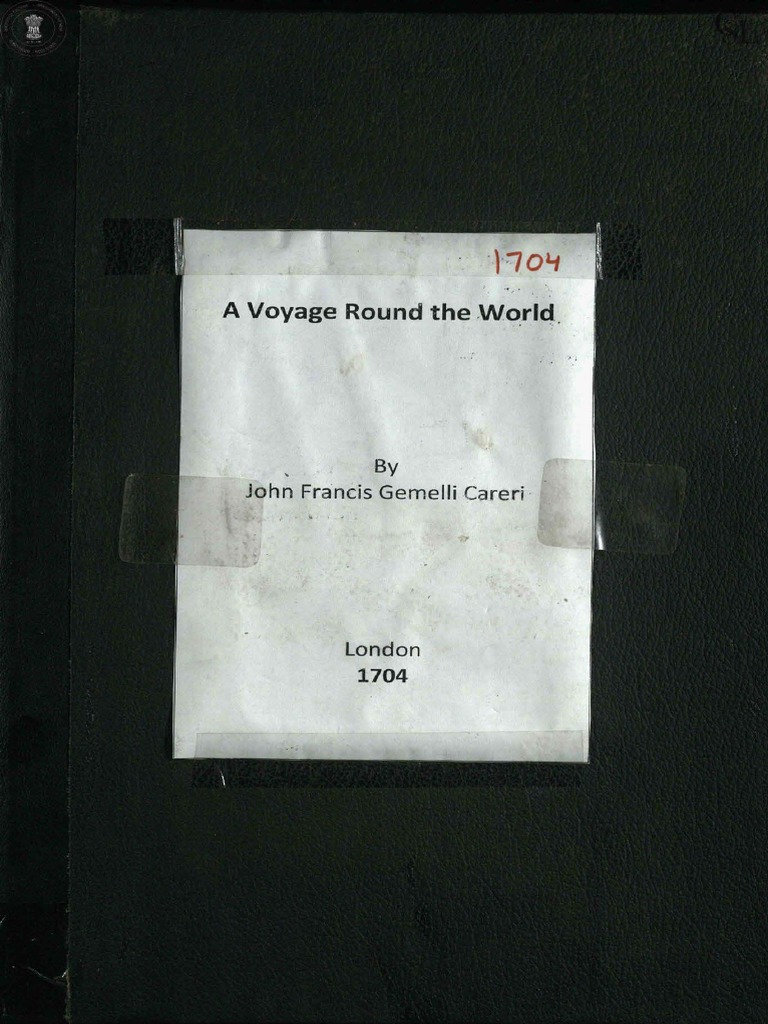 A Voyage Round The World Giovanni Francesco Gemelli Careri PDF