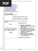 Lawsuit Against Catalina Classic Cruises