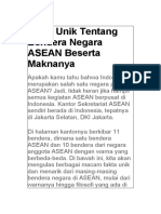 Fakta Unik Tentang Bendera Negara ASEAN Beserta Maknanya