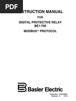 Instruction Manual: Digital Protective Relay BE1-700 Modbus ™ Protocol