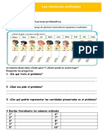 D2 A1 FICHA MAT. Los Números Ordinales