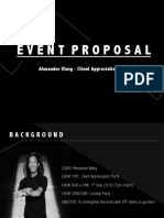 Event Proposal