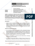 Servir No Puede Resolver Si Juzgado Admitió Demanda de Impugnante (Avocamiento Indebido)