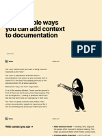 3 Actionable Ways You Can Add Context To Documentation