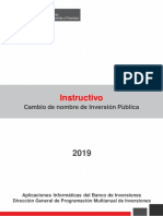 Instructivo Cambio de Nombre