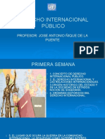 Derecho Internacional Público: Profesor: Jose Antonio Ñique de La Puente