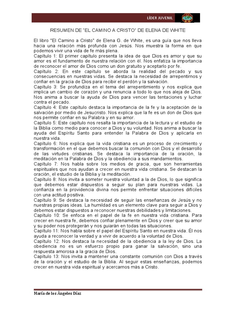 El Camino A Cristo | PDF | Fe | Salvación