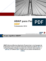 Treinamento ABAP Funcional v2