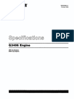 G3406 Specifications (4FD, 5NW) SENR3863-01 (Oct 2000)