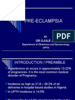 Pre-Eclampsia Aetiology Etc