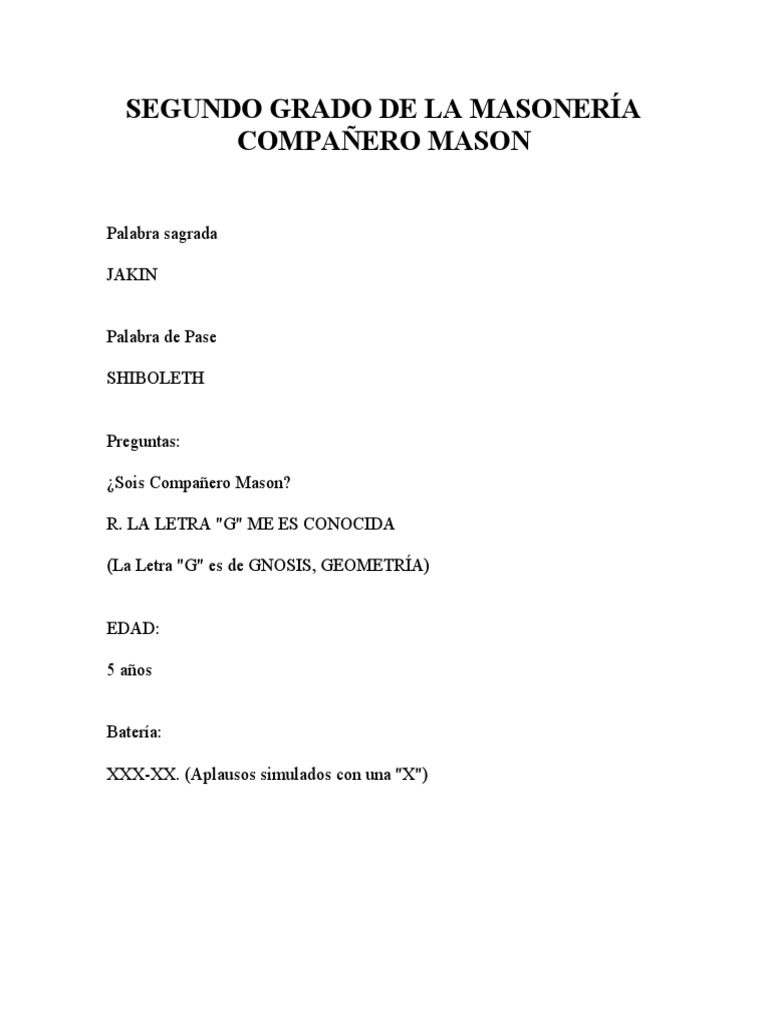 Mason 2 | PDF