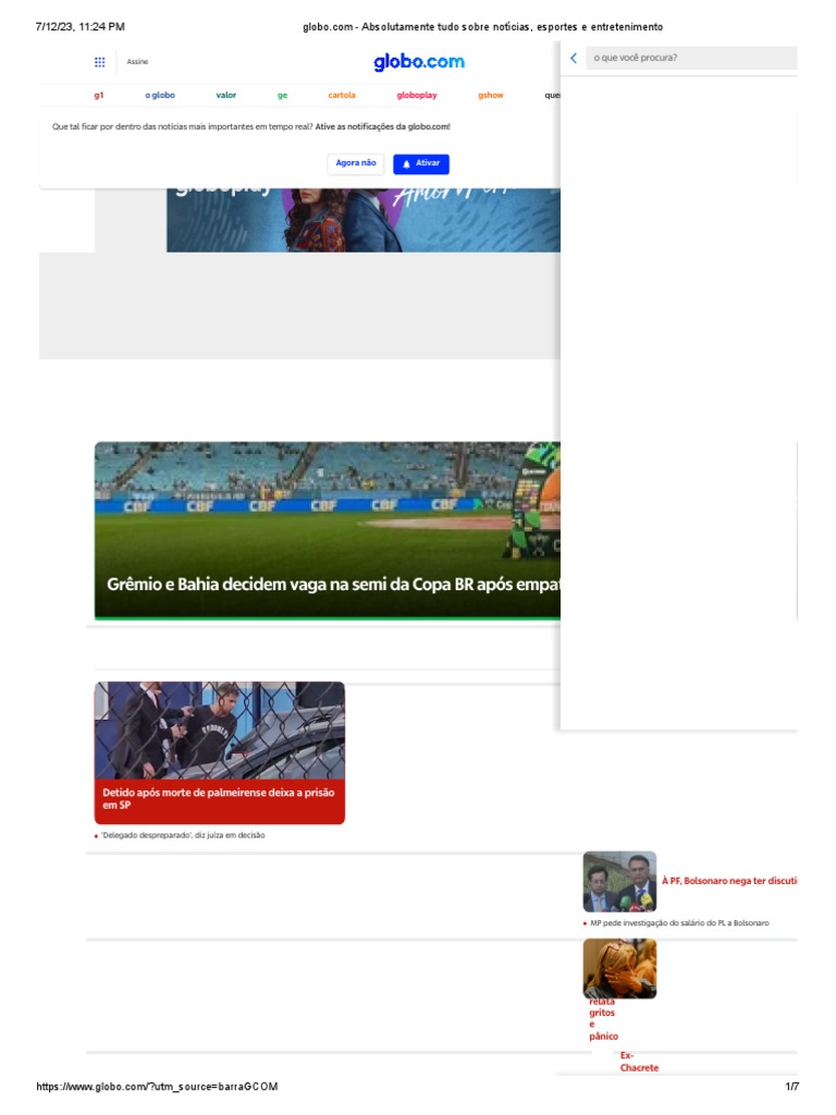 Absolutamente tudo sobre notícias, esportes e