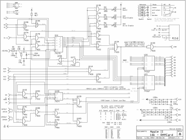 Language Card Schematic | PDF