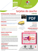 PÓSTER Tarjetas de Caucho