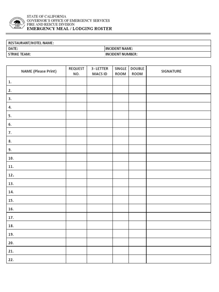 Crew Manifest - Final | PDF