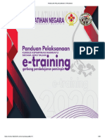 Panduan Pelaksanan E-Training