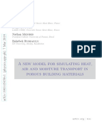 A New Model For Simulating Heat, Air and Moisture Transport in Porous Building Materials