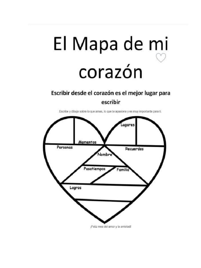Mapa Del Corazón Mapas Mapa Turístico Del Corazón De España