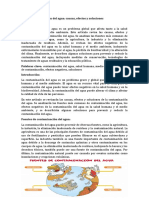 Articulo Cientifico Sobre La CONTAMINACION DEL AGUA