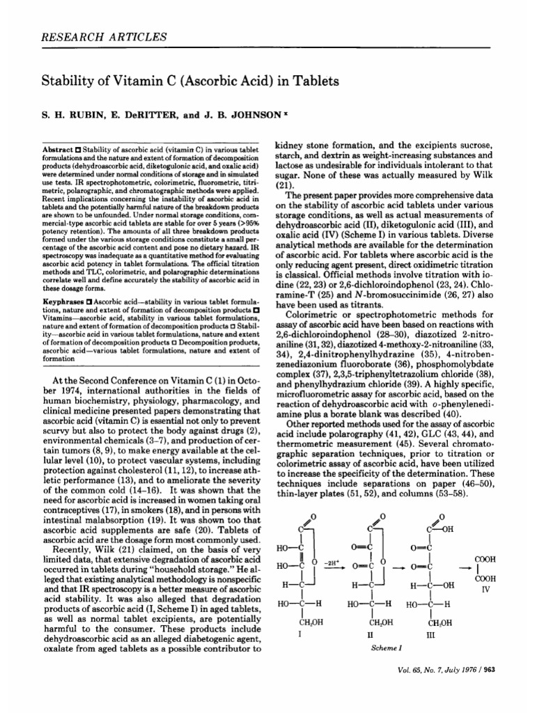Vitamin C PDF Vitamin C Chromatography