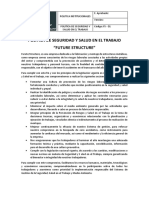 POLITICA DE SEGURIDAD Y SALUD EN EL TRABAJO - Future Structure