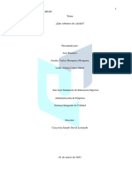 Trabajo 1 Sistema Integrado de Calidad