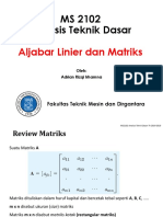 MS2102 Aljabar Linier Dan Matriks