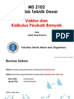 MS2102 Vektor Dan Kalkulus Peubah Banyak