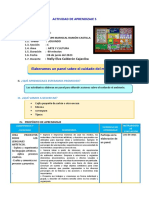 D5 A2 SESION ARTE Elaboramos Un Panel Sobre El Cuidado Del Medio Ambiente