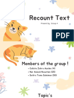 Recount Text - Group 4 (X8)