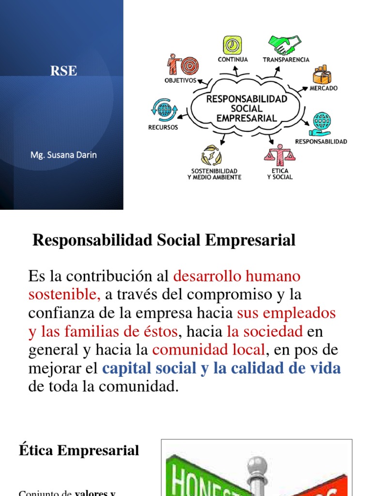 Responsabilidad Social Empresarial RSE | PDF | Responsabilidad social ...