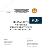 Seminar 6 Preventive Prosthodontics in CD Word