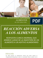 Reacciones Adversas A Los Alimentos