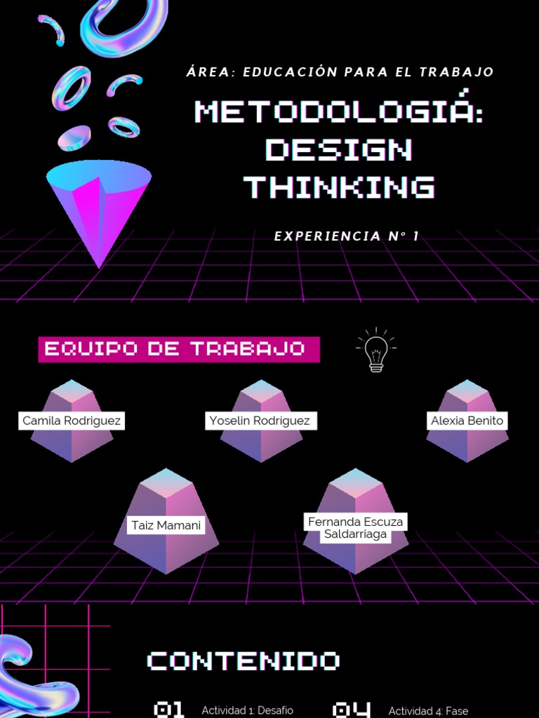 Metodología de Design Thinking en Educación | PDF | Lluvia de ideas ...