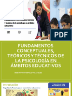 Fundamentos Conceptuales, Teóricos Primera Sesión JASV 02062023