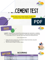 A1 S1 - S11 Placement Test