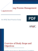 Building Strong Process Management Capabilities: An APQC Best-Practice Study