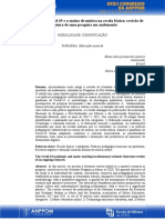 A Pandemia de Covid-19 e o Ensino de Música Na Escola Básica - Revisão de Literatura de Uma Pesquisa em Andamento