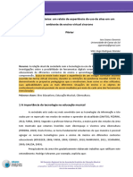 GEREMIA MANZKE Tecnologia e Música - Um Relato de Experiência Do Uso de Sites em Um Ambiente de Ensino Virtual Síncrono