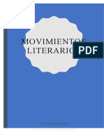 Proyecto de Español Movimientos Literarios