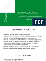 Farmacoepidemiología - EUMs