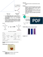 Picric Acid Test and Iodine Test