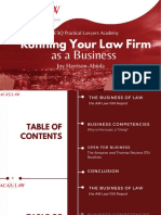 The Law Firm As A Business. Joy Harisson-Abiola. 25 03 21