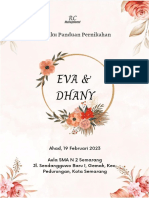 Draft Buku Panduan Pernikahan Eva & Dhany
