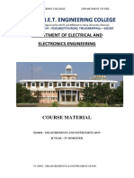 Ee6404 Measurements and Instrumentation