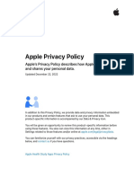 Apple Privacy Policy en WW